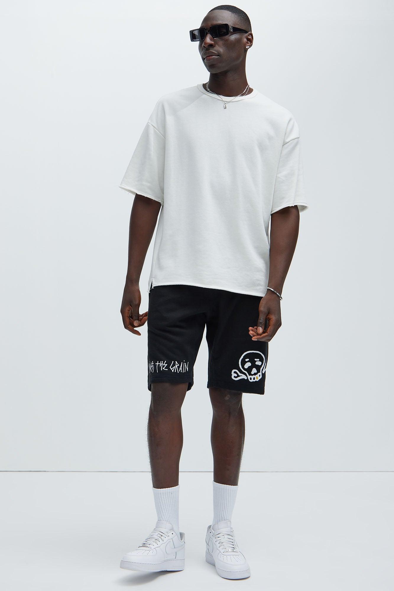 Against The Grain Sweatshorts - Black Product Image