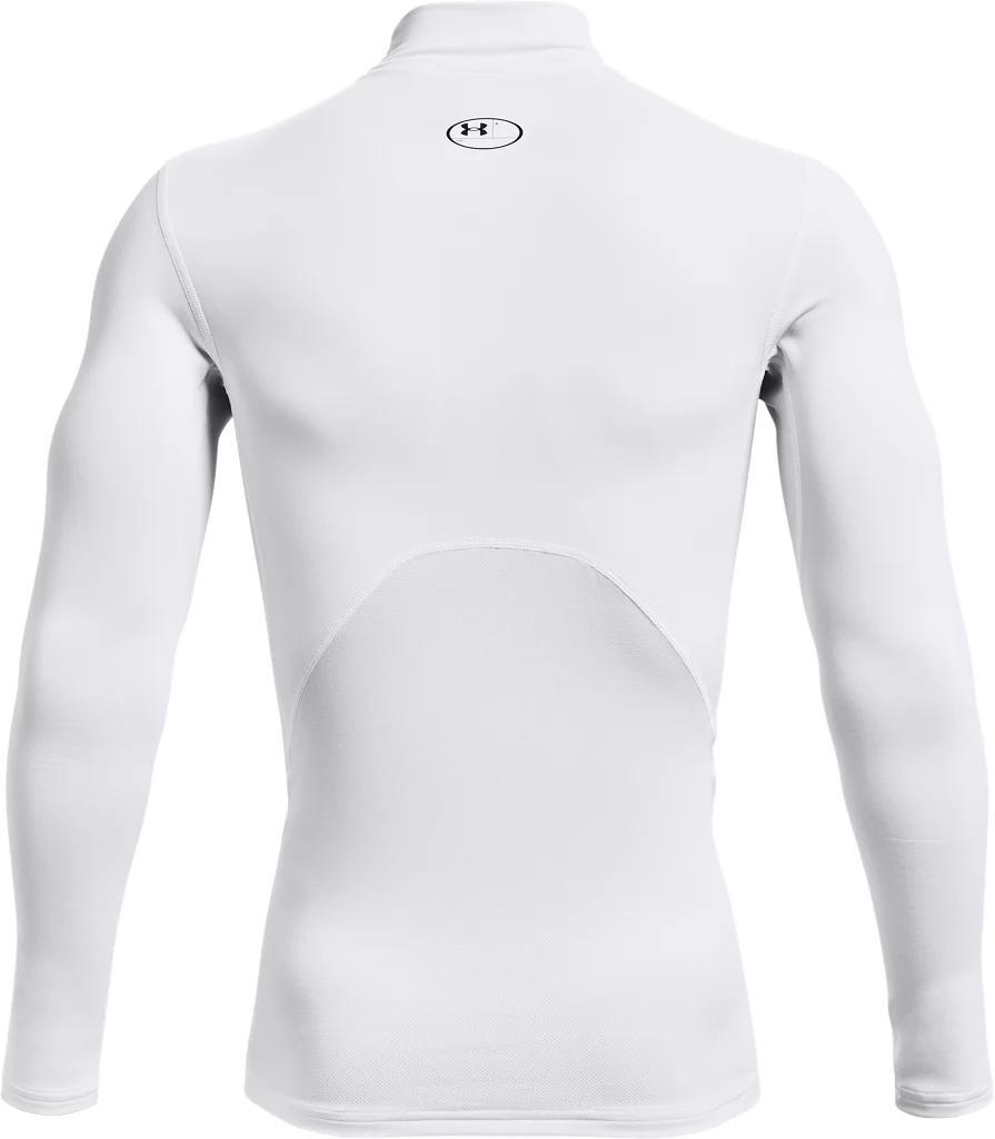 Under Armour Mens Under Armour CG Armour Comp Mock - Mens White/Black Product Image