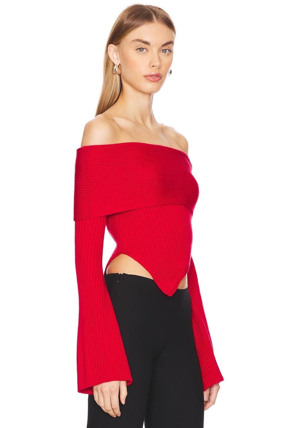 Taz Off The Shoulder Sweater LOBA Product Image