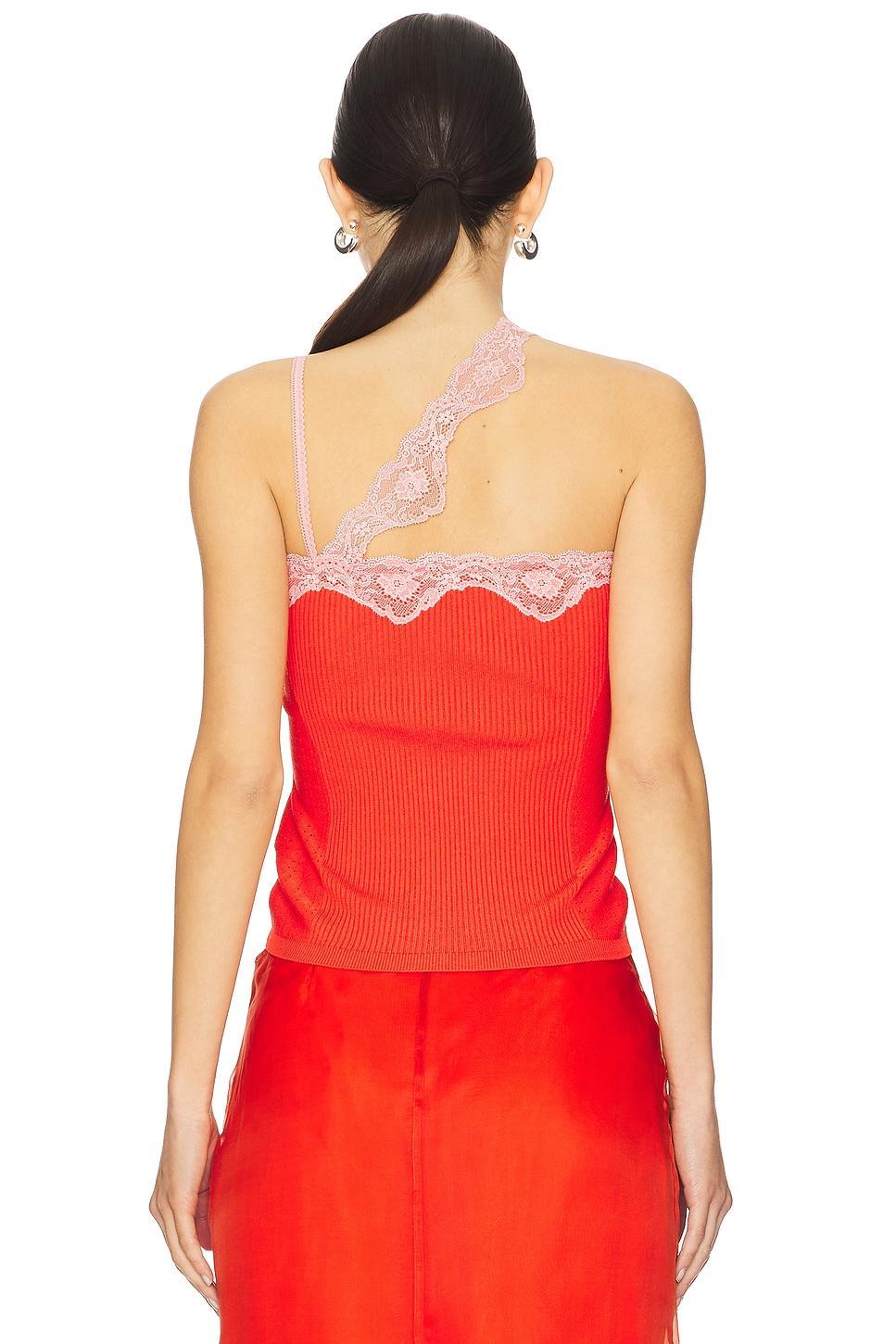 Knit Cami With Asymmetrical Strap Vaillant Product Image