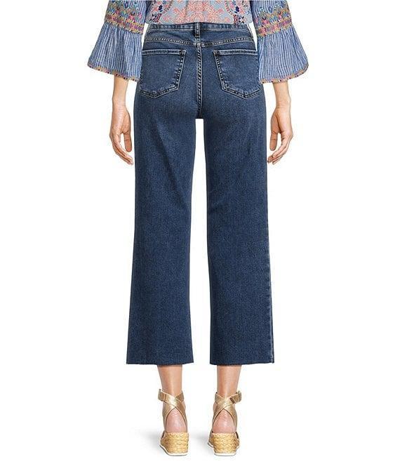 KUT from the Kloth Charlotte High Rise Fab At Fit Technique Culotte Crop Jeans Product Image
