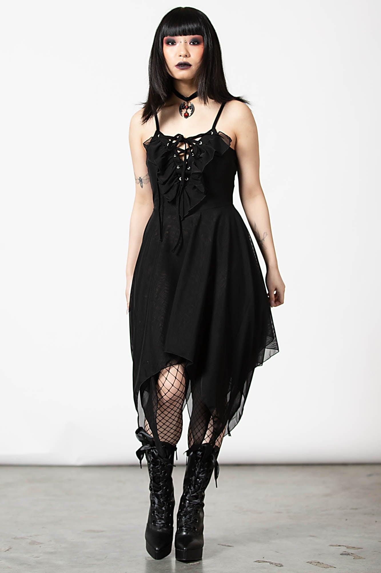 Anshee Lace-Up Dress Female Product Image