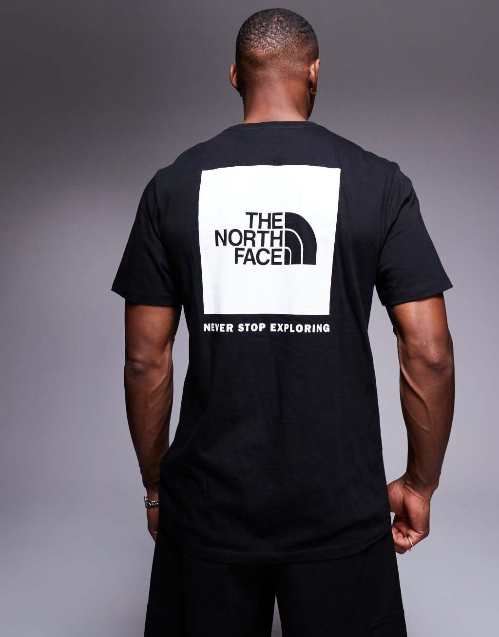 The North Face Box NSE t-shirt with back graphic in black Product Image