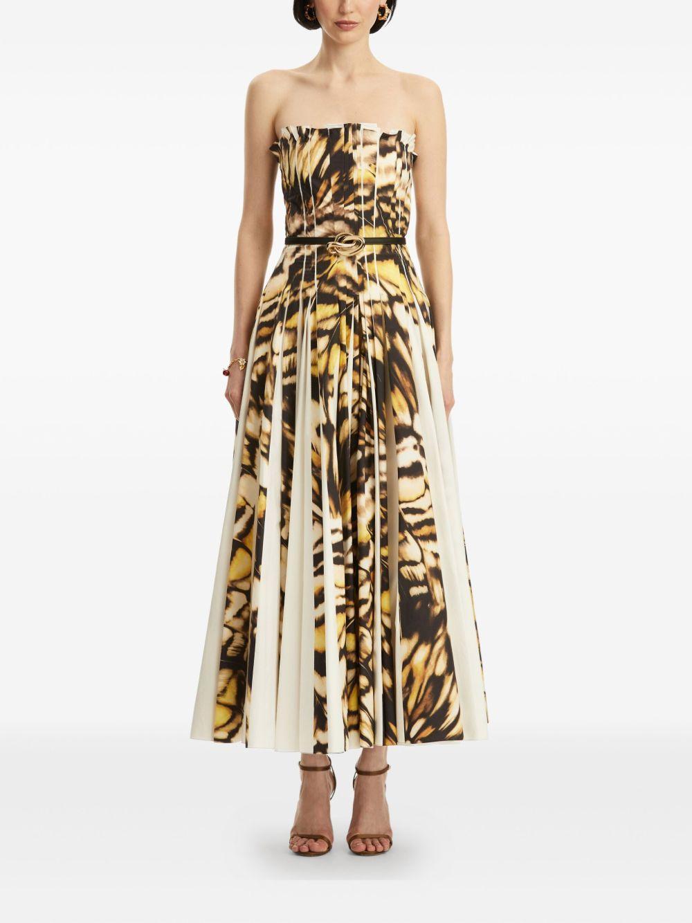 Abstract Butterfly midi dress Product Image