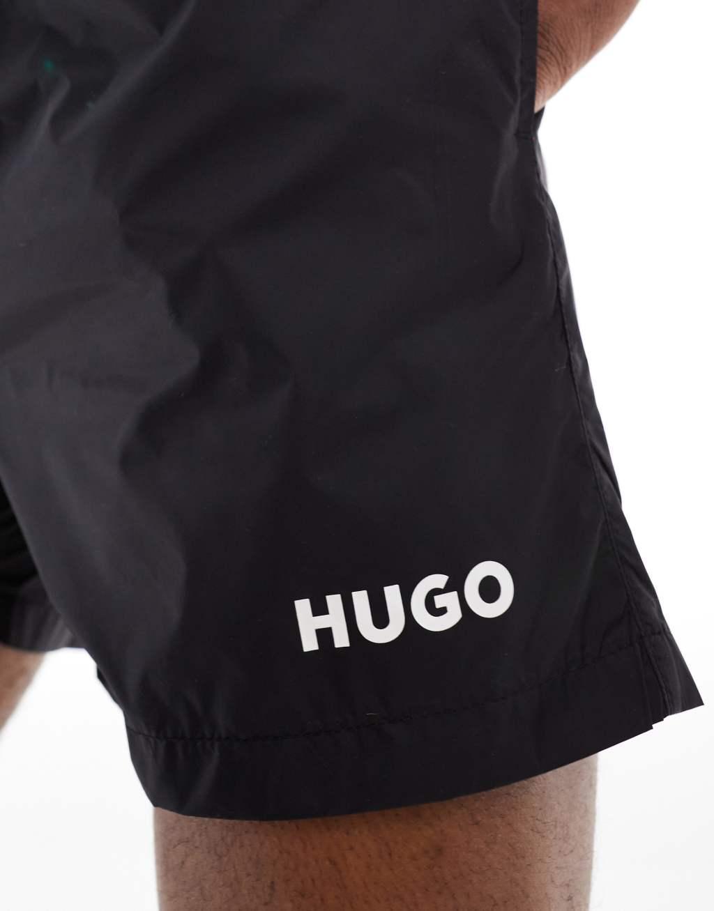 Hugo haiti swim short in black Product Image