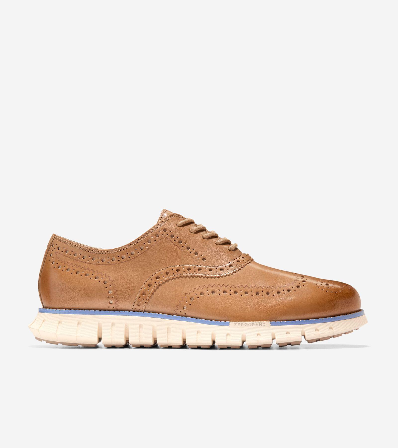 Cole Haan Mens ZERGRAND Remastered Wingtip Leather Oxfords Product Image