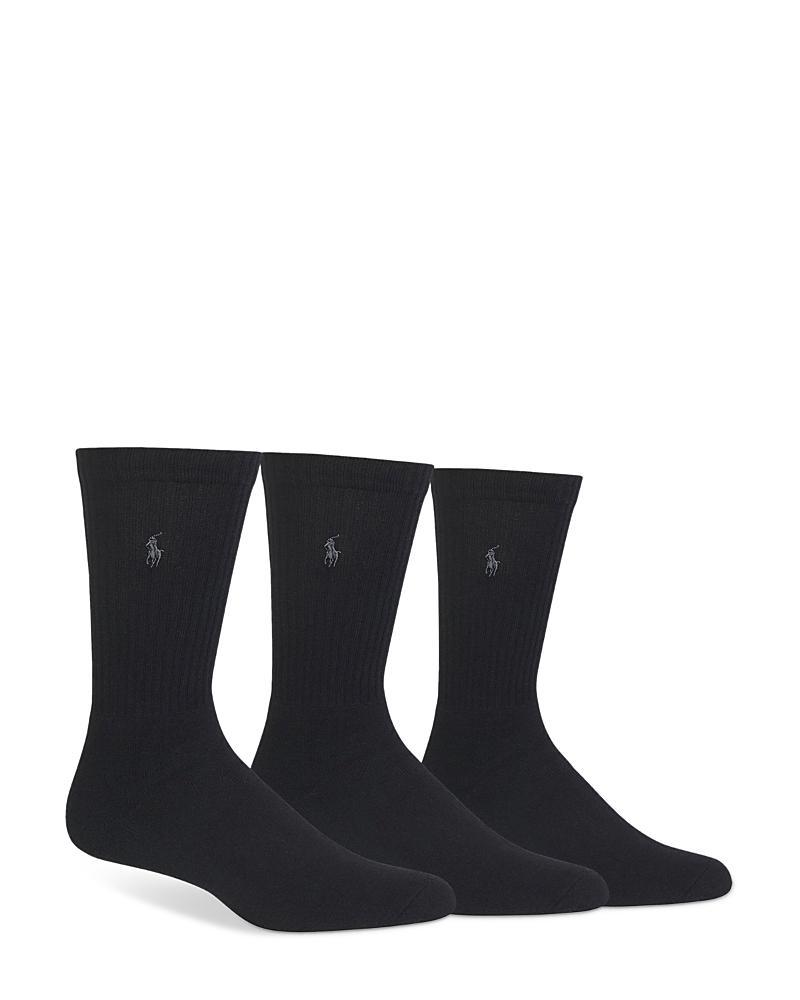 Polo Ralph Lauren Assorted Cushioned Crew Socks - Pack of 3 Product Image