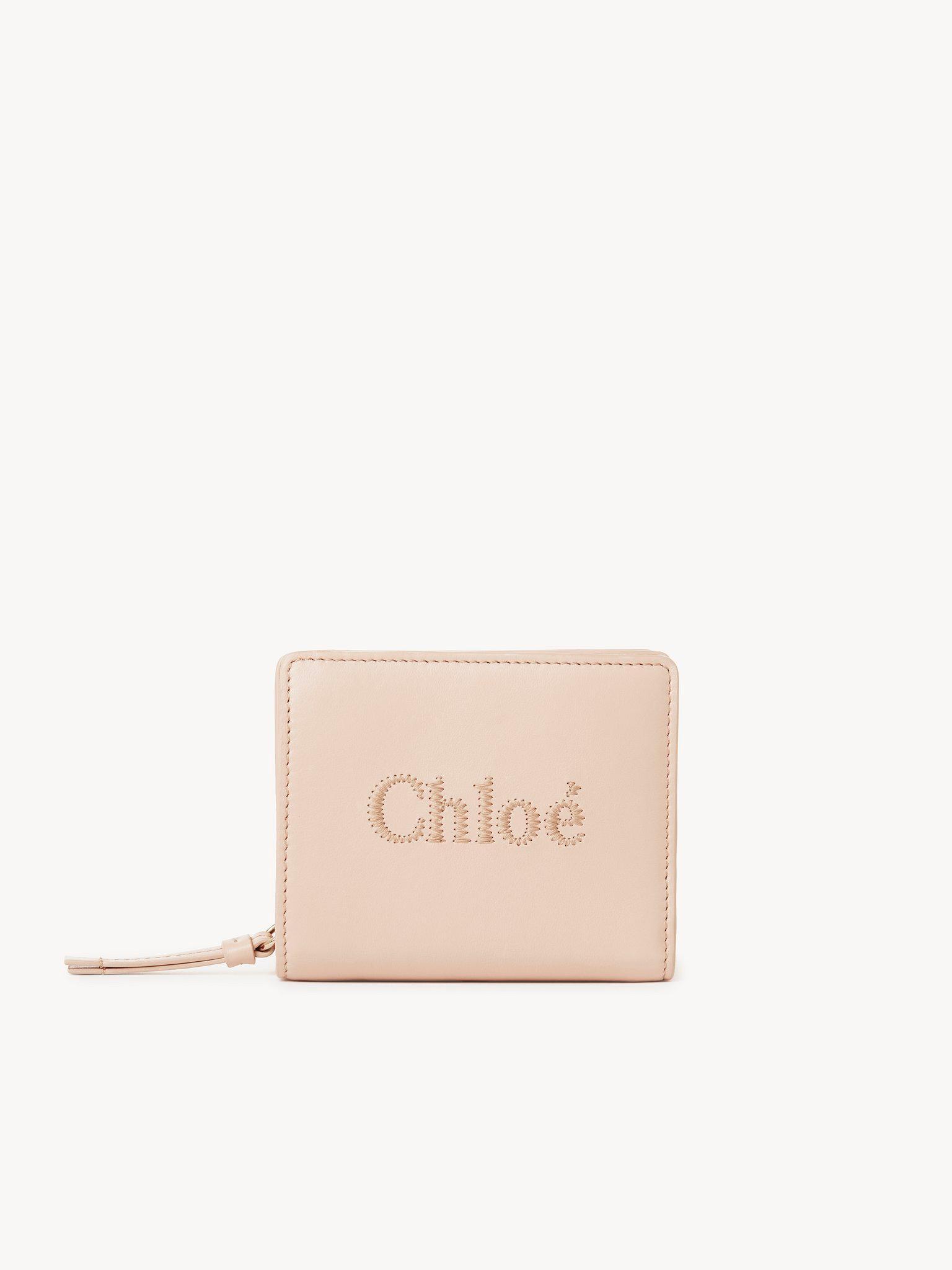 Chloé Sense compact wallet in soft leather Product Image