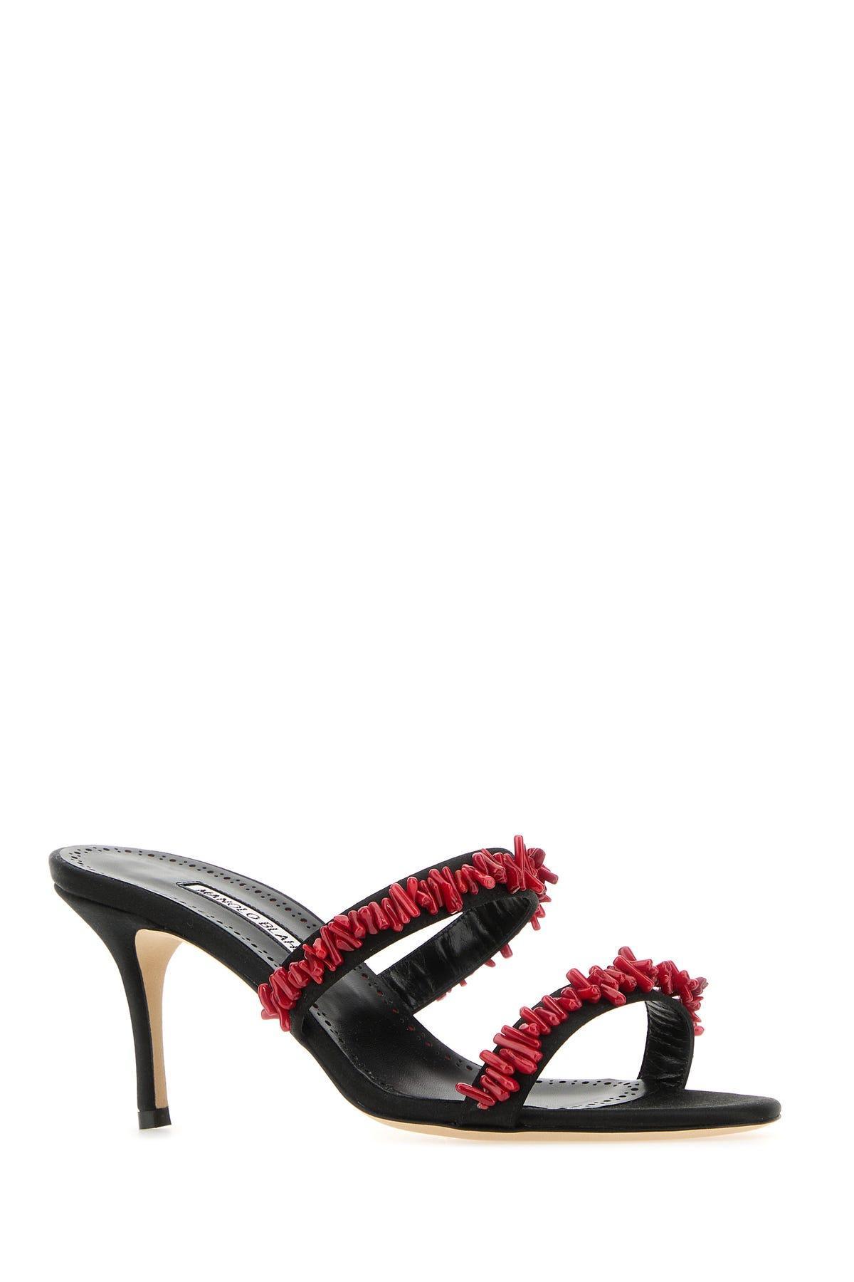 MANOLO BLAHNIK Sandals In Black Product Image