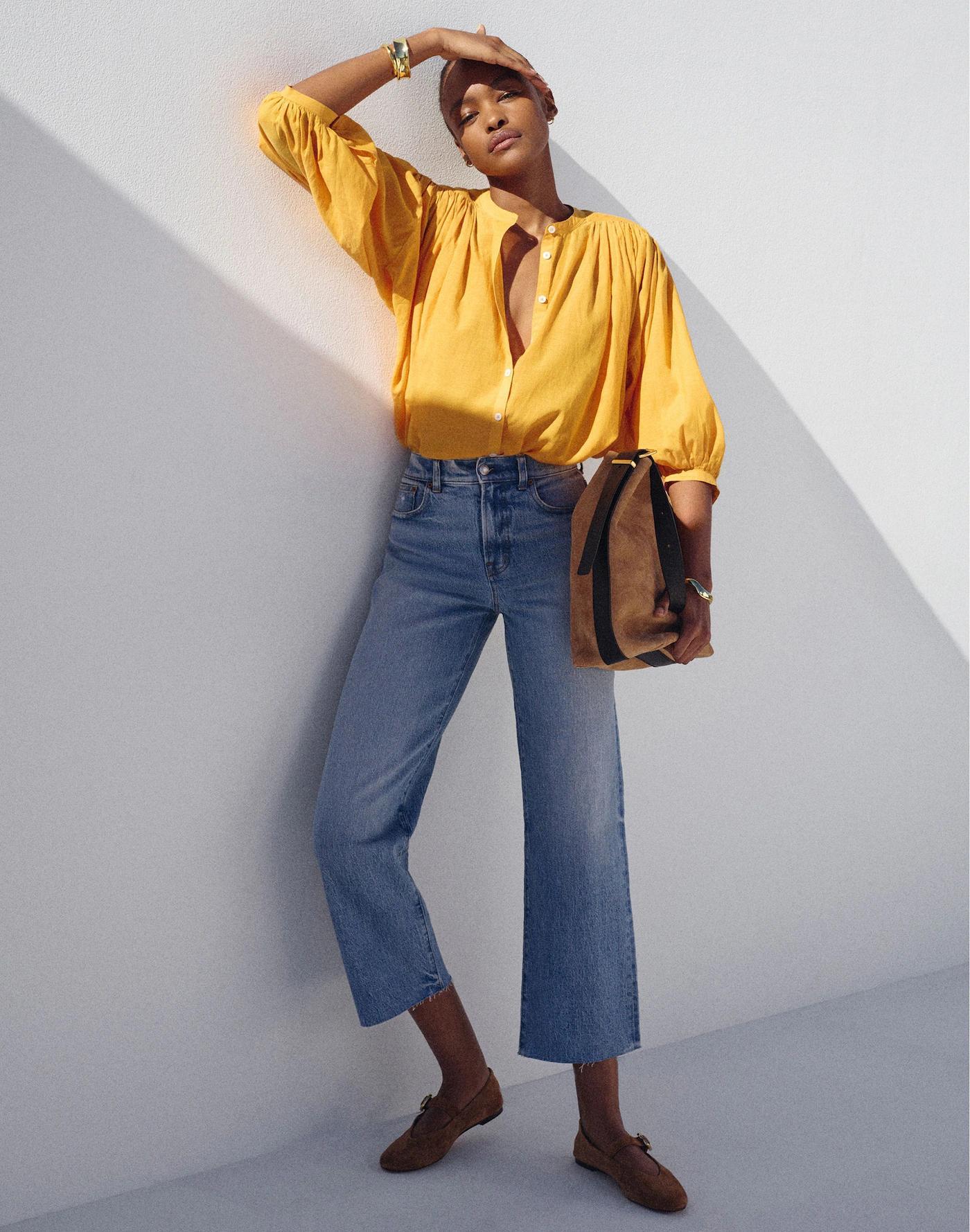 The Perfect Vintage Wide-Leg Crop Jean Product Image