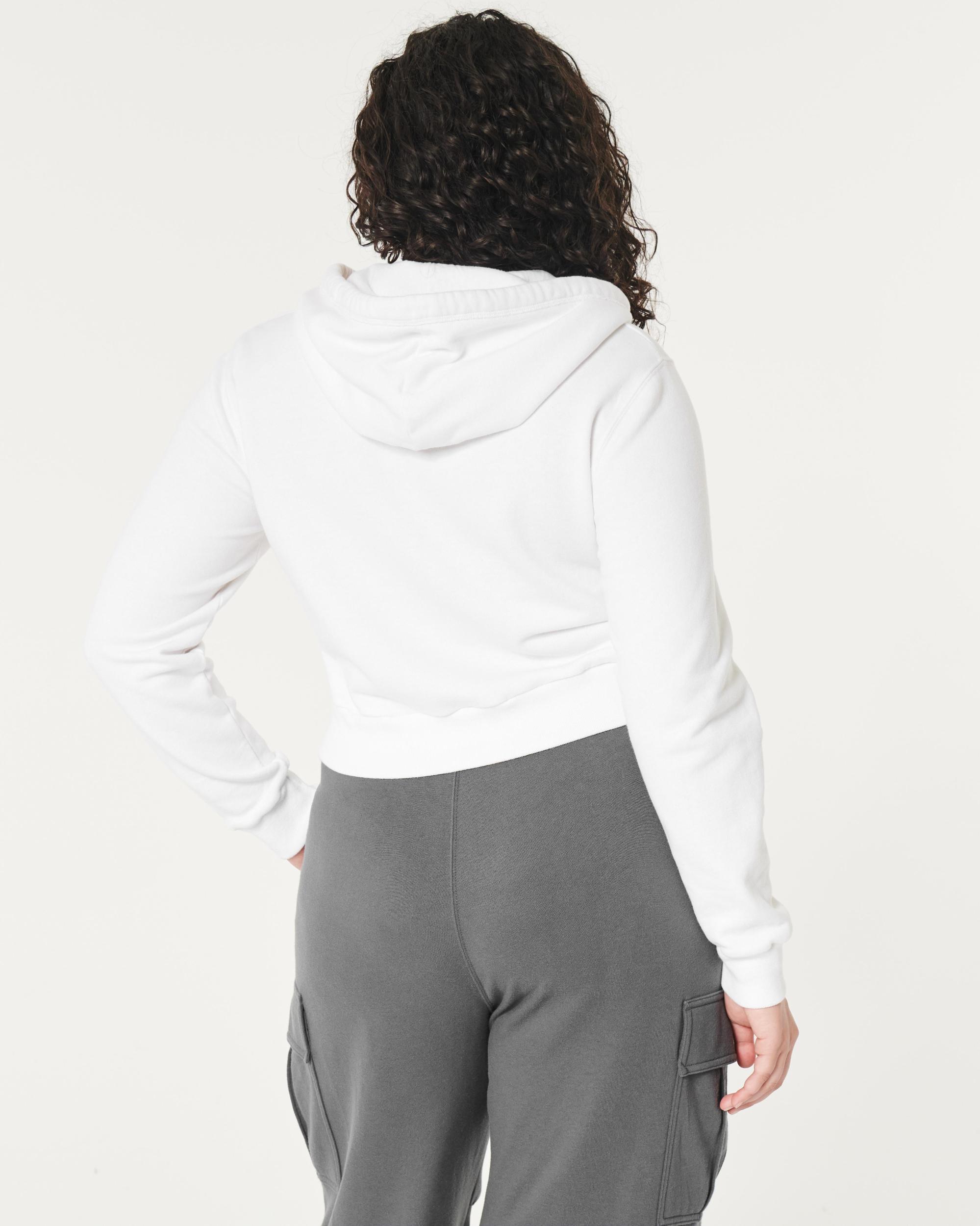 Hollister Feel Good Fleece Mini Zip-Up Hoodie Product Image