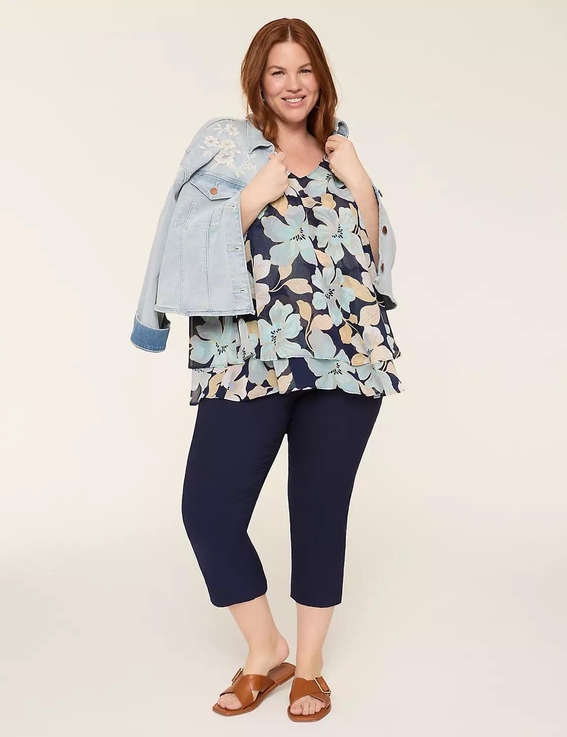 Swing Double-Layer Chiffon Tunic Product Image