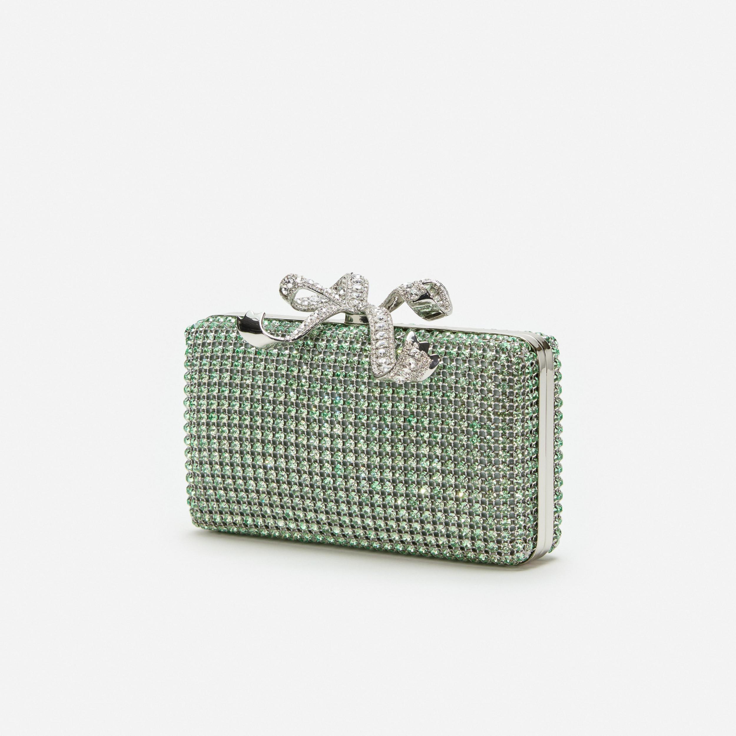 Green Chainmail Clutch Bag Product Image