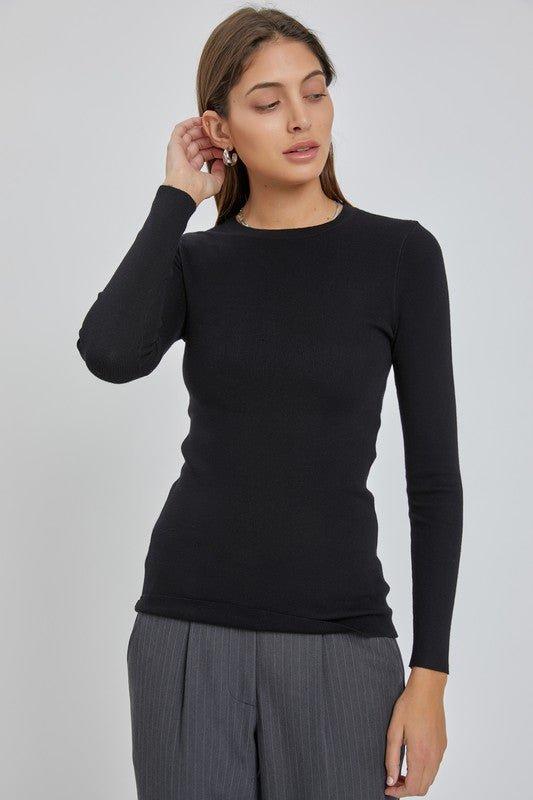 UB BASICS: MAKE YOUR CHOICE RIBBED TOP *FS Product Image