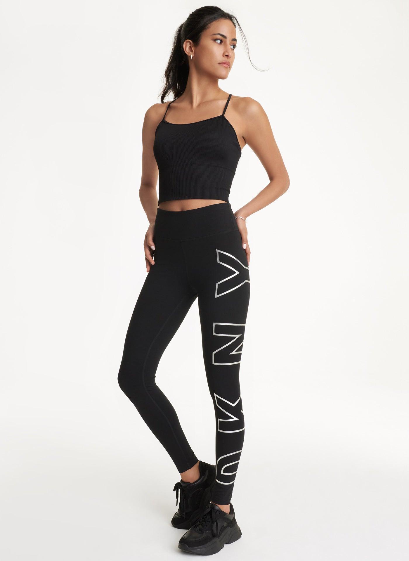 HIGH WAIST 7/8 EXPLODED LOGO LEGGINGS Product Image