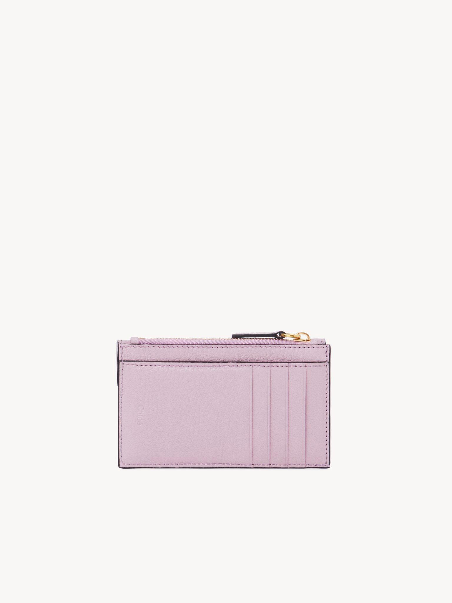 Small Envelope purse with card slots in grained leather Product Image