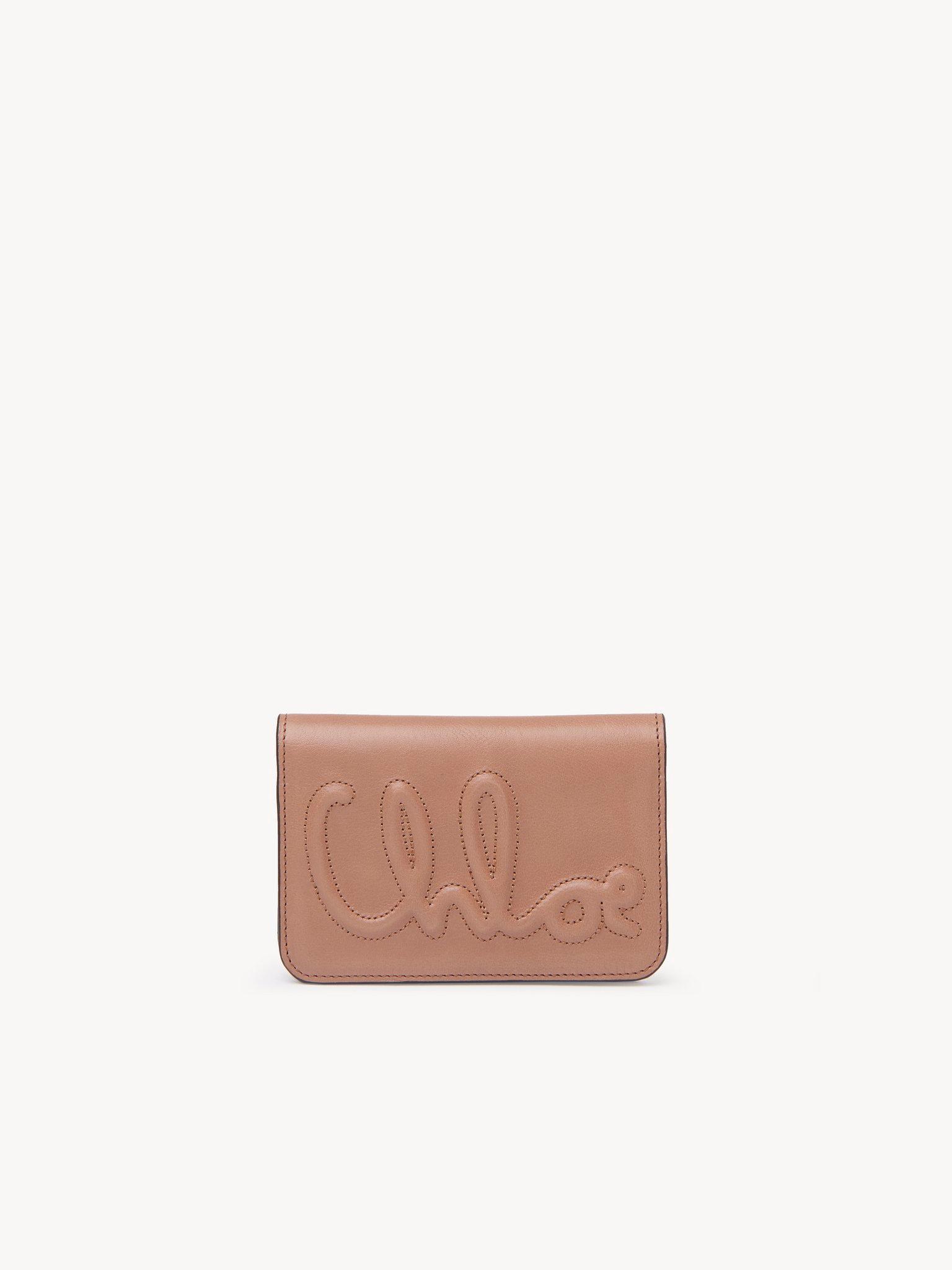 C Chloé bifold wallet in shiny leather  Product Image