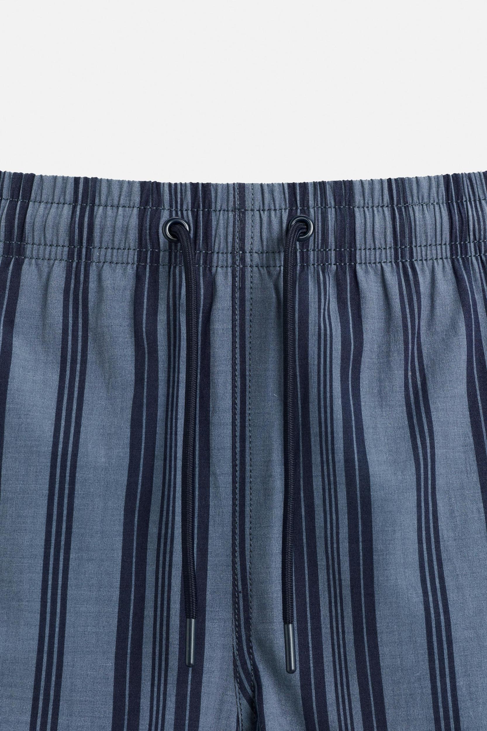 STRIPED MID-LENGTH SWIMSUIT Product Image