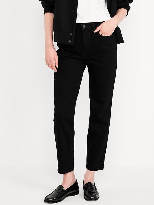 High-Waisted OG Straight Ankle Jeans Product Image