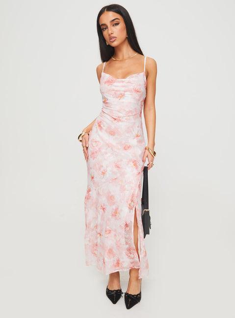 Mafalde Maxi Dress Pink Product Image