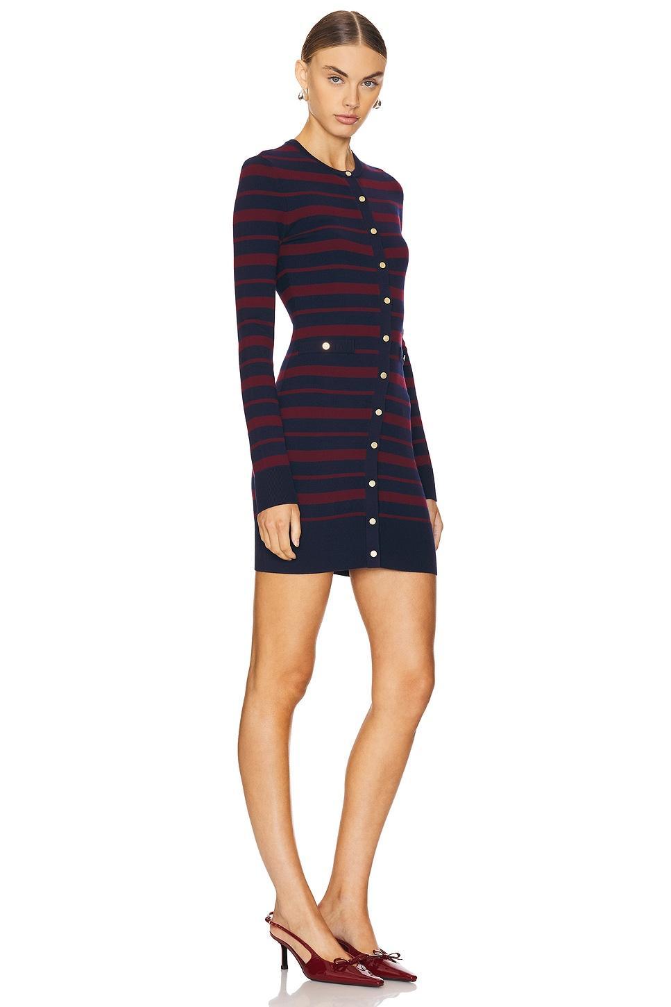 Lovers and Friends Alainna Striped Dress in Red & Navy Product Image