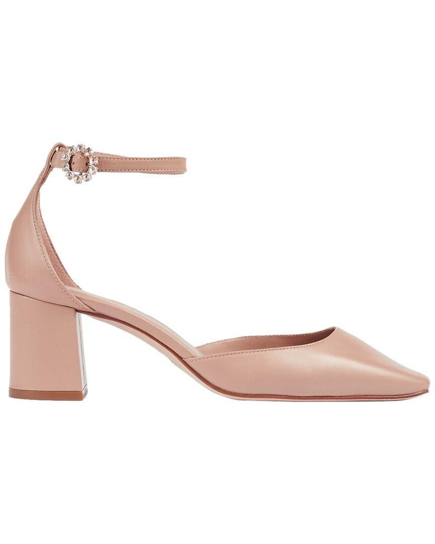 LK BENNETT Darling Leather Pump In Pink Product Image