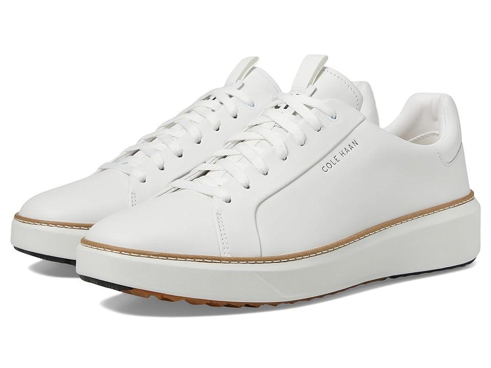 Cole Haan Mens GrandPr Topspin Waterproof Golf Shoes - White Size 9 Product Image