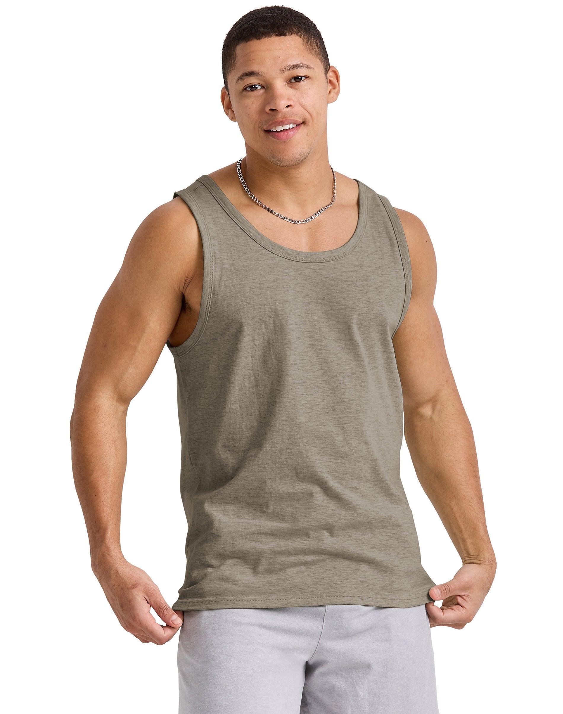 Hanes Originals Mens Tri-Blend Tank Top Black S Product Image