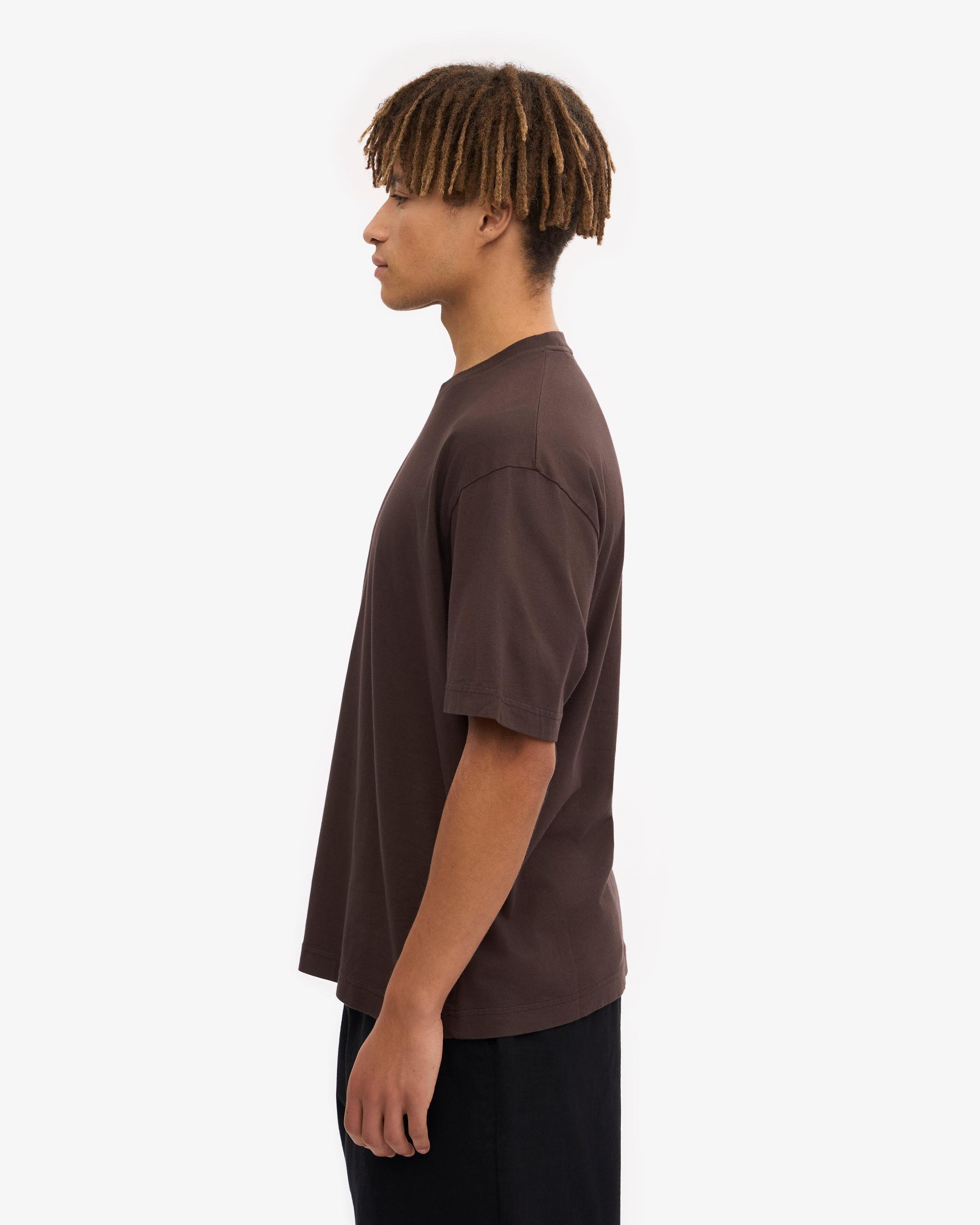 Oversized Organic T-Shirt - Misty Brown Product Image