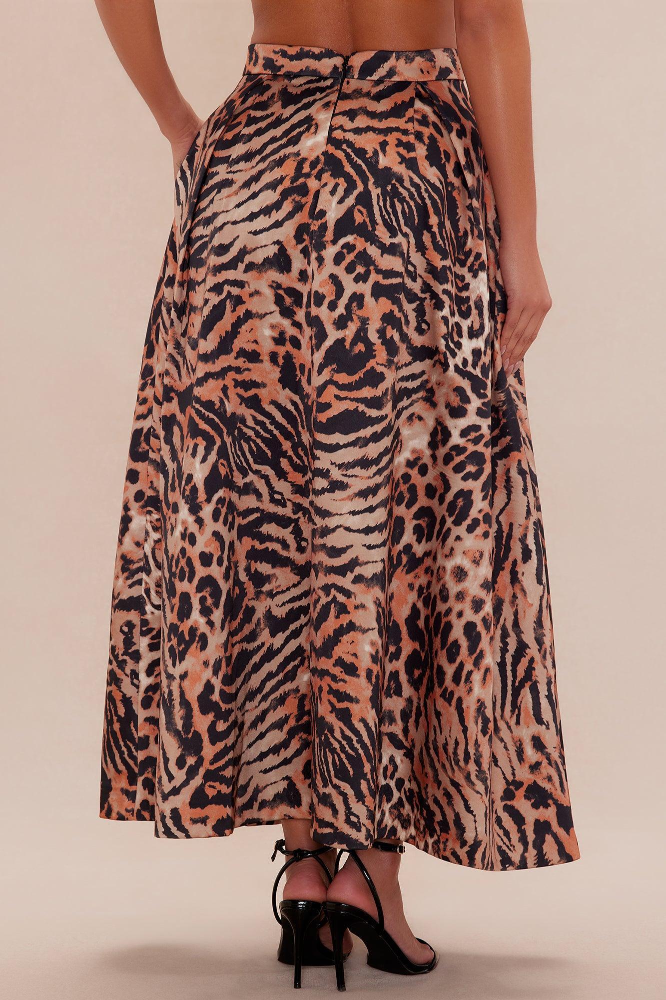 Scarlett Leopard Skirt - Leopard Product Image