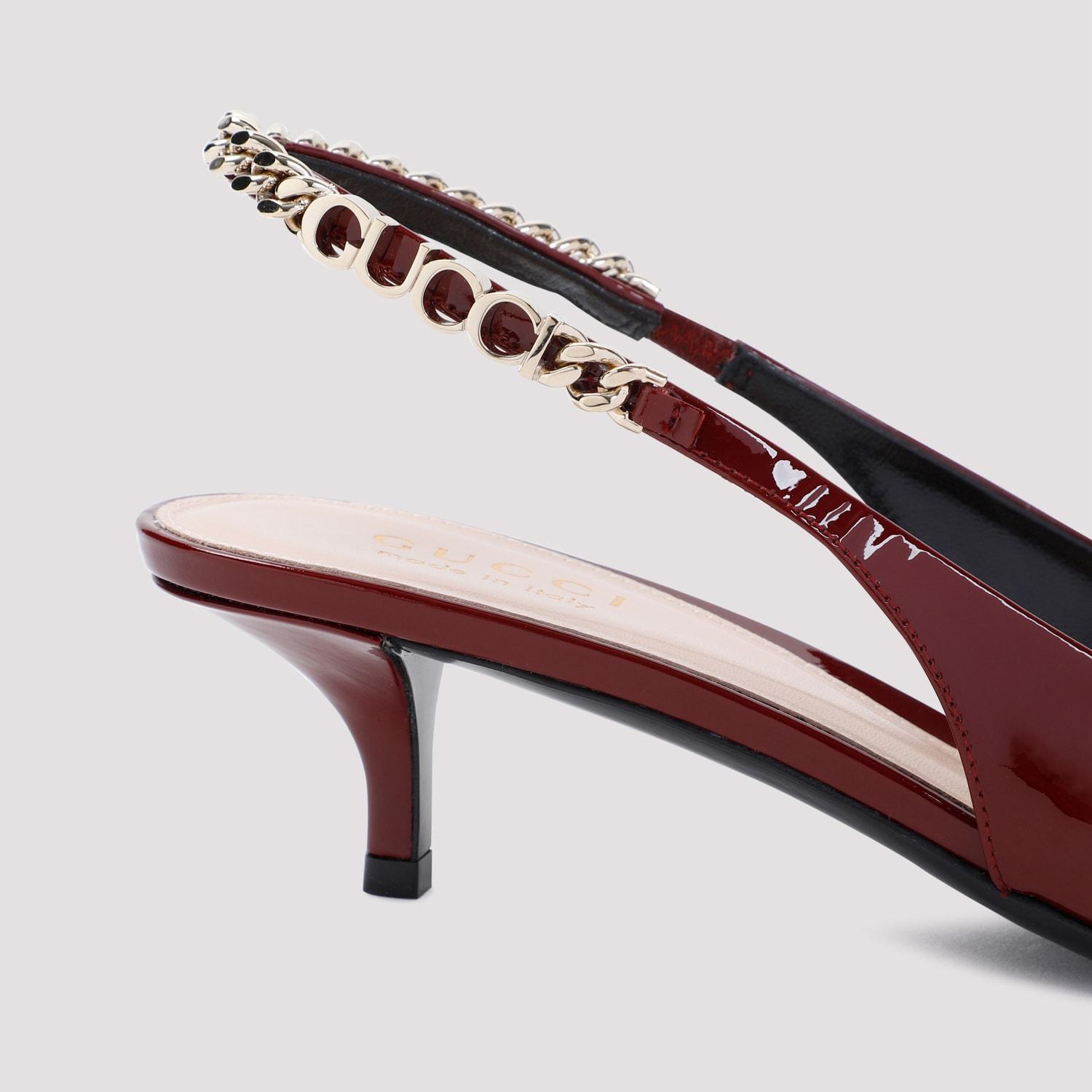 Signoria Slingback Pump In Red Product Image