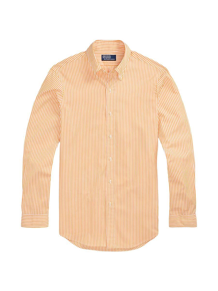 Mens Classic Fit Striped Poplin Shirt Product Image
