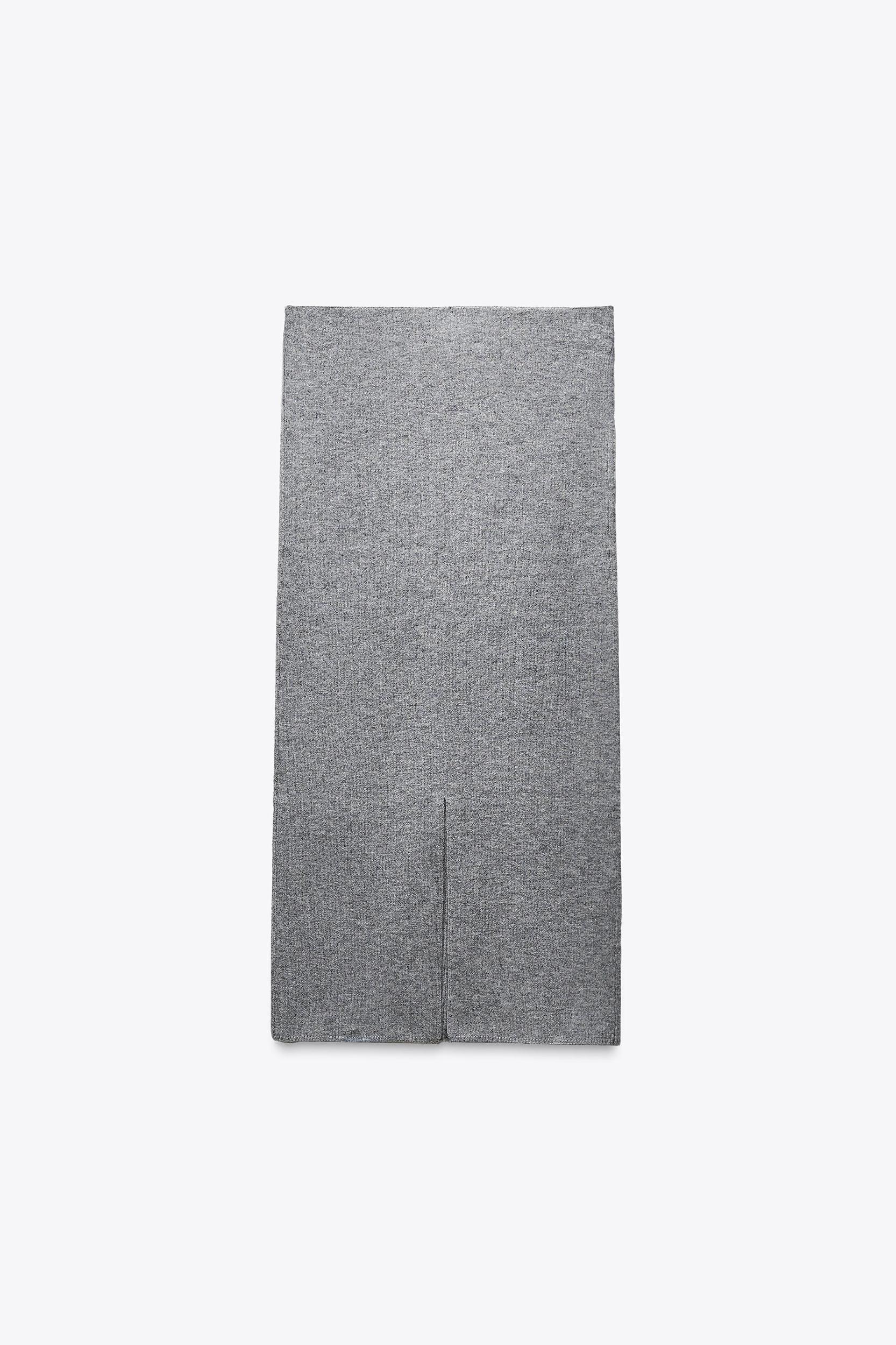 BASIC KNIT MIDI SKIRT Product Image
