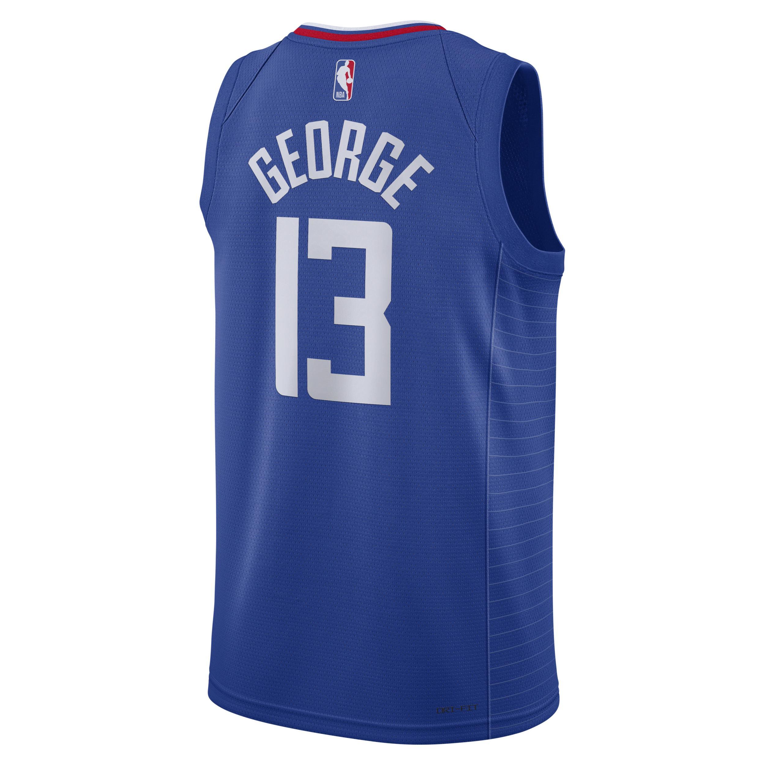 Unisex Nike Paul George Royal La Clippers Swingman Jersey - Icon Edition - Royal Product Image