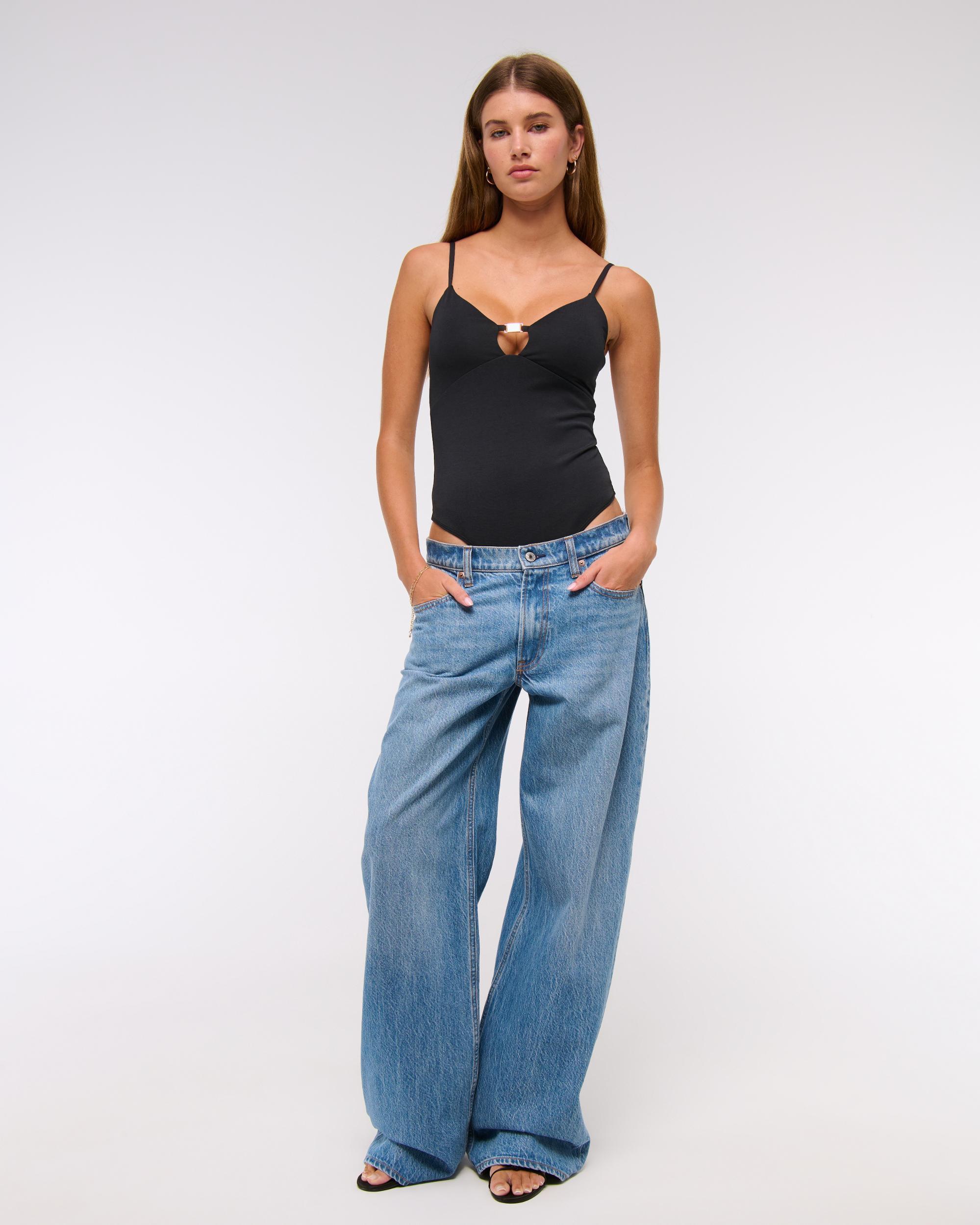 Bra-Free Hardware Cutout Bodysuit Product Image