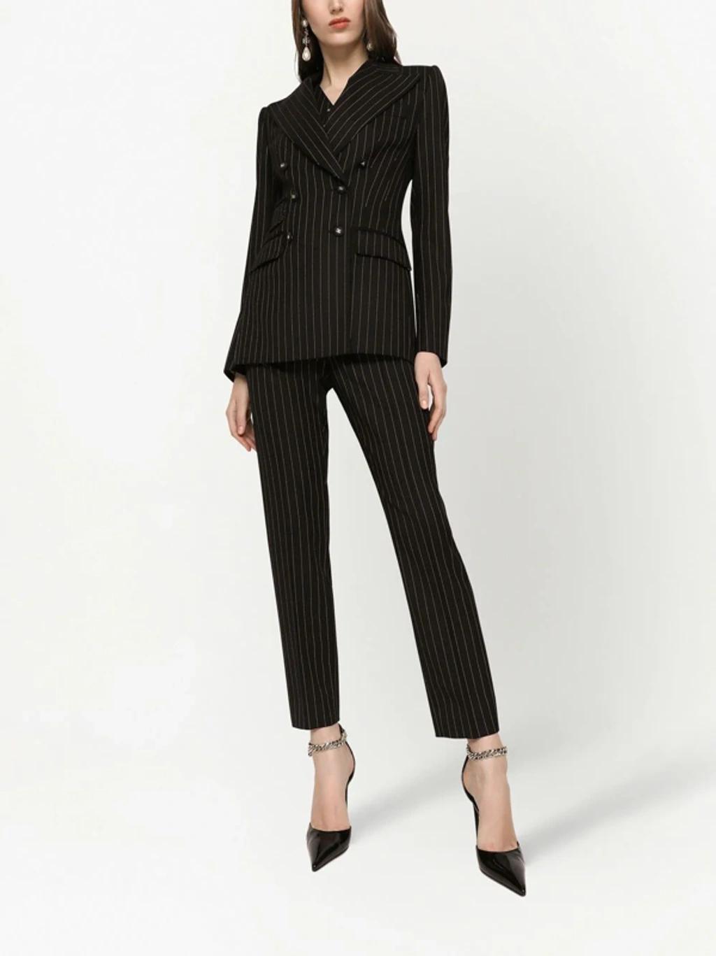 DOLCE & GABBANA Wool Tailored Jacket In Black Product Image