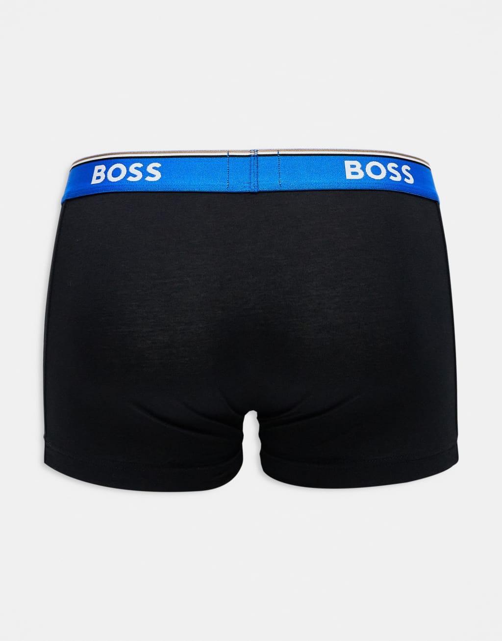 BOSS Bodywear 3 pack power boxer briefs in black Product Image