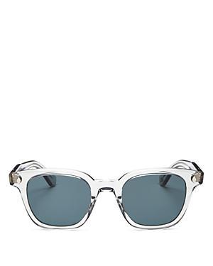 Mens Broadway Sun Clear Acetate Rectangle Sunglasses Product Image