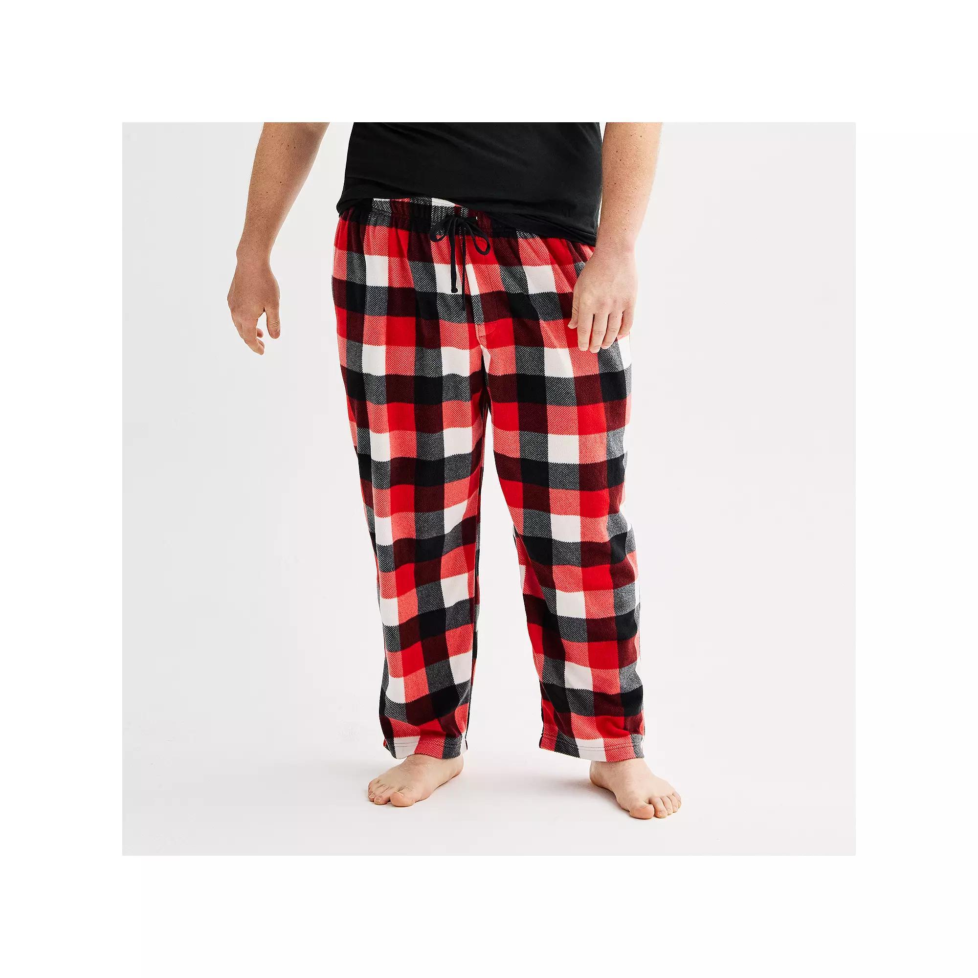 Big & Tall Sonoma Goods For Life® Microfleece Pajama Pants, Men's,  Product Image