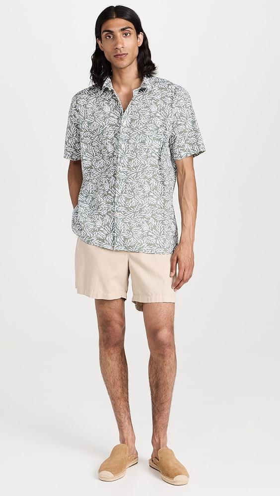 Barbour Jackstone Regular Short Sleeve Printed Summer Shirt | Shopbop Product Image