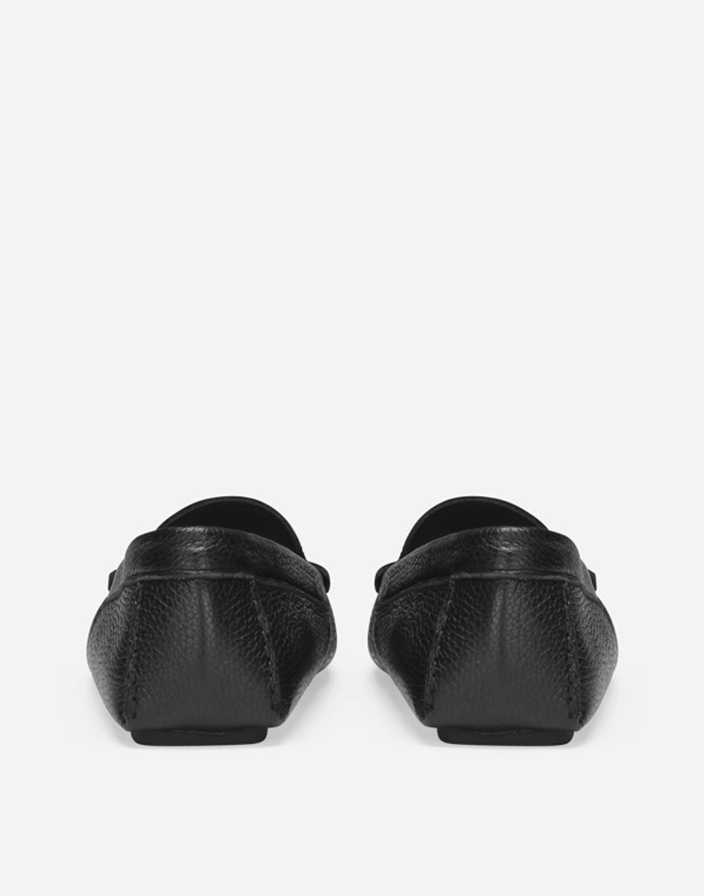 Deerskin Driver Shoes In Black Product Image