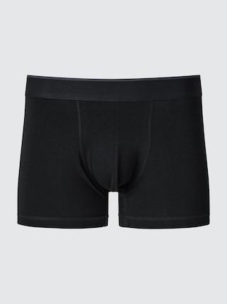 Mens Cotton Low Rise Boxer Briefs with Odor Control Navy 2XL UNIQLO US Product Image