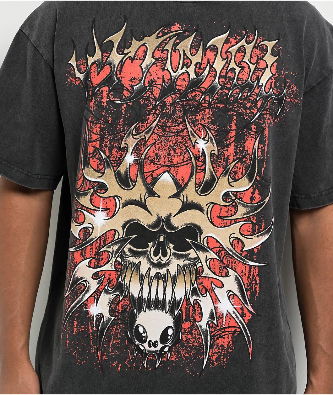 Vitriol Biospider Black Wash T-Shirt Product Image