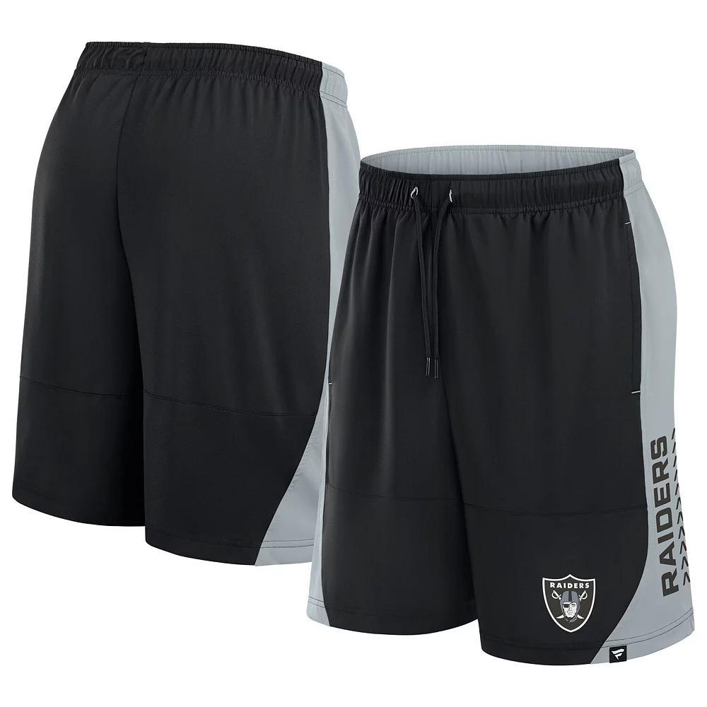 Men's Fanatics Black Las Vegas Raiders No Defense Shorts,  Product Image