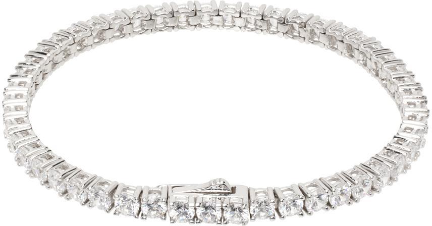 NUMBERING Silver #3924 Bracelet In White Product Image