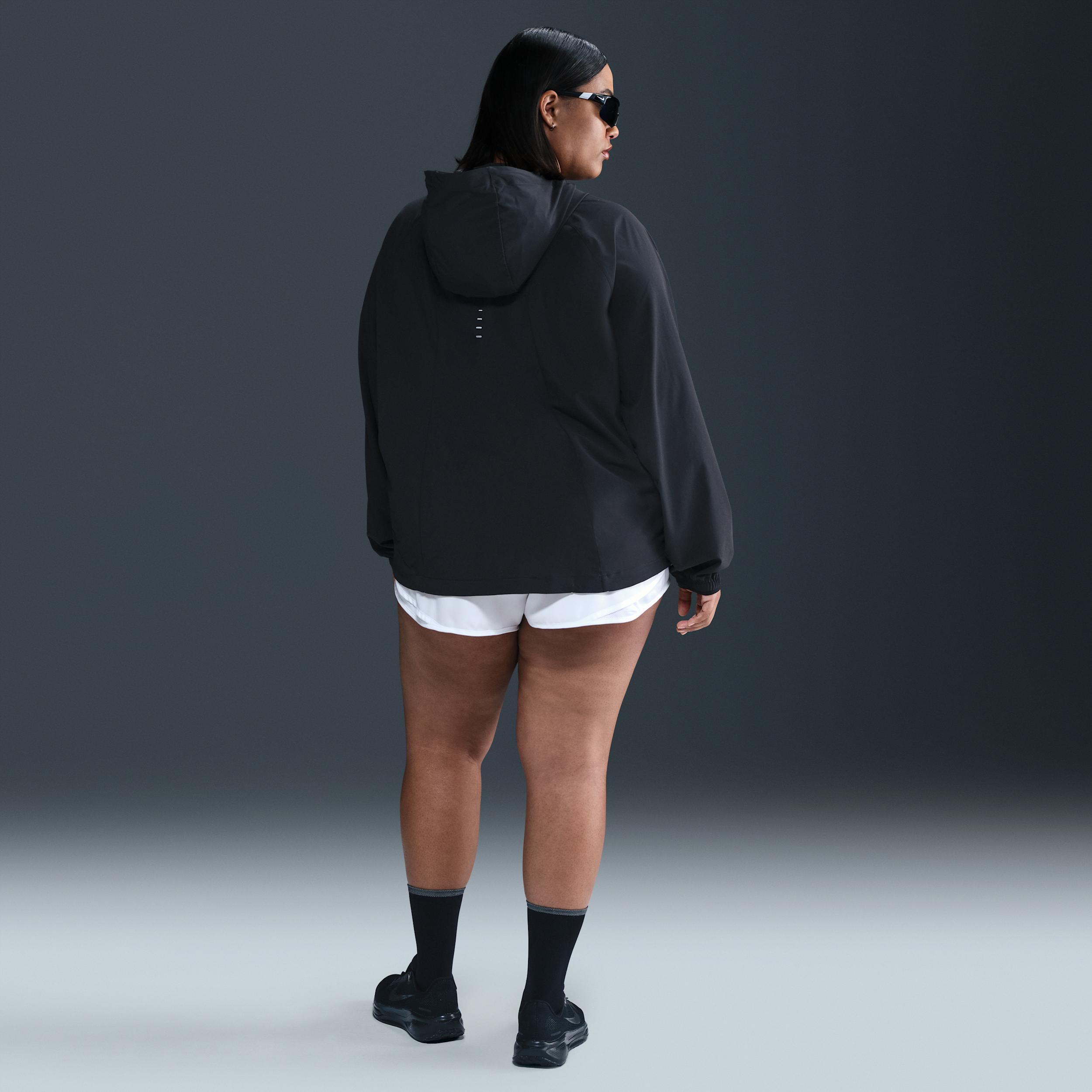 Nike Womens Swift Repel Packable Running Jacket (Plus Size) | HQ0652-010 Product Image