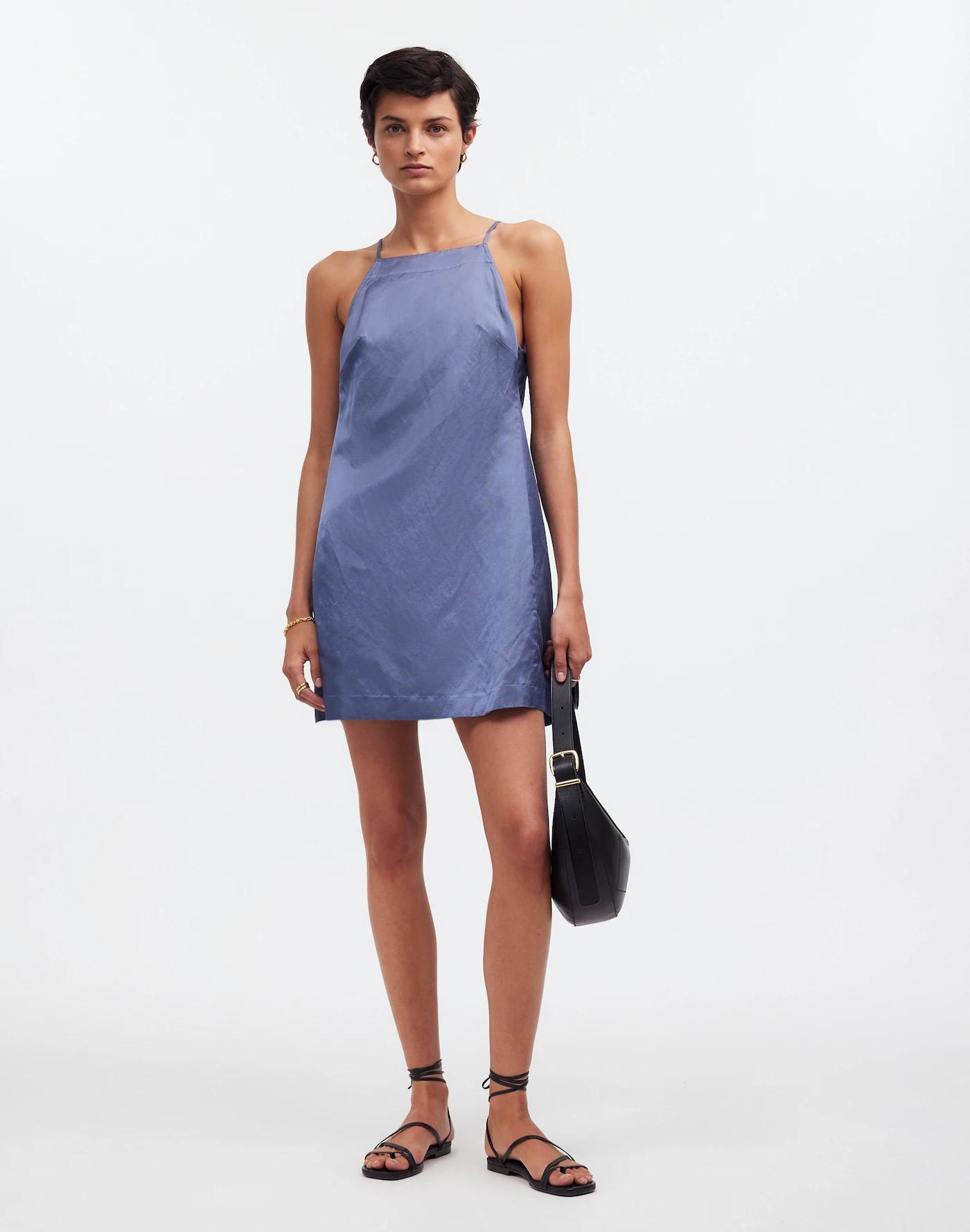 High-Neck Mini Dress Product Image