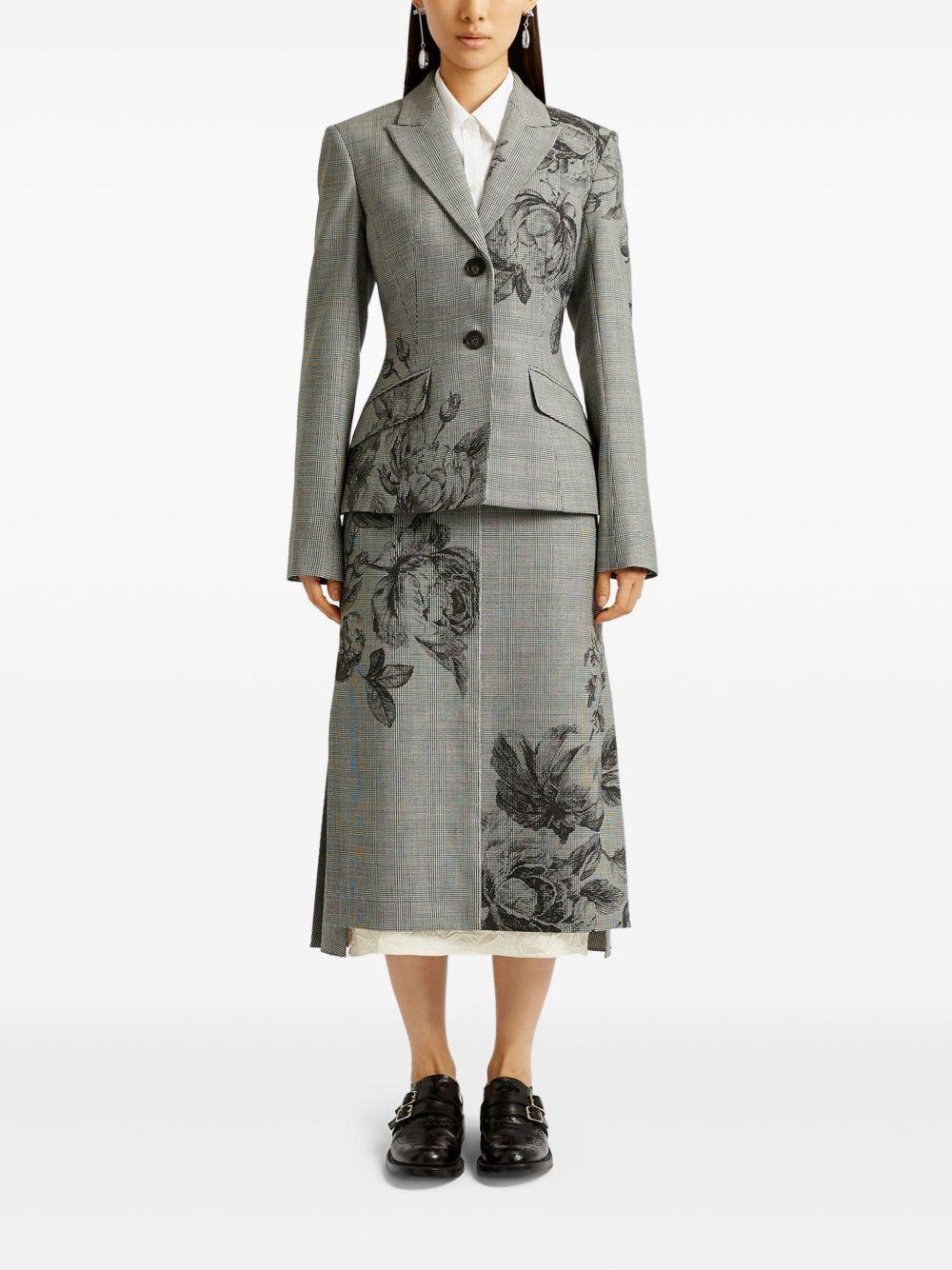 floral-print midi skirt  Product Image