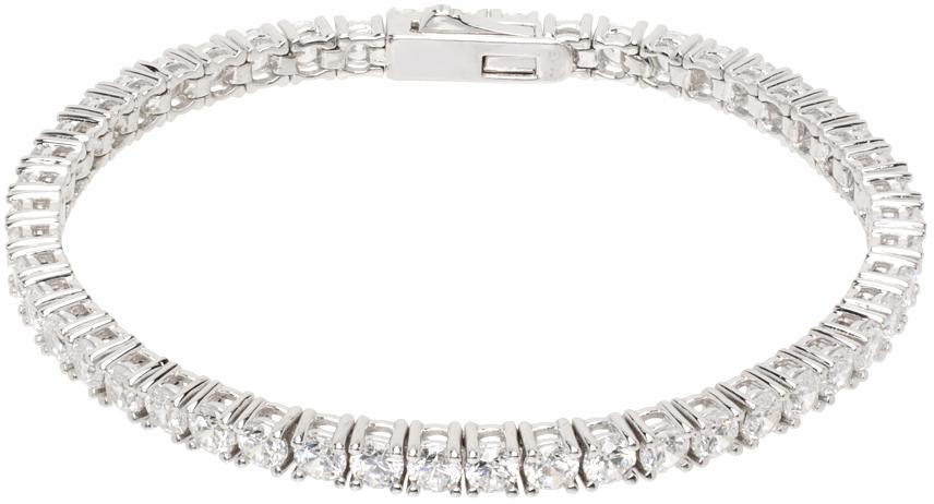 NUMBERING Silver #3924 Bracelet In White Product Image