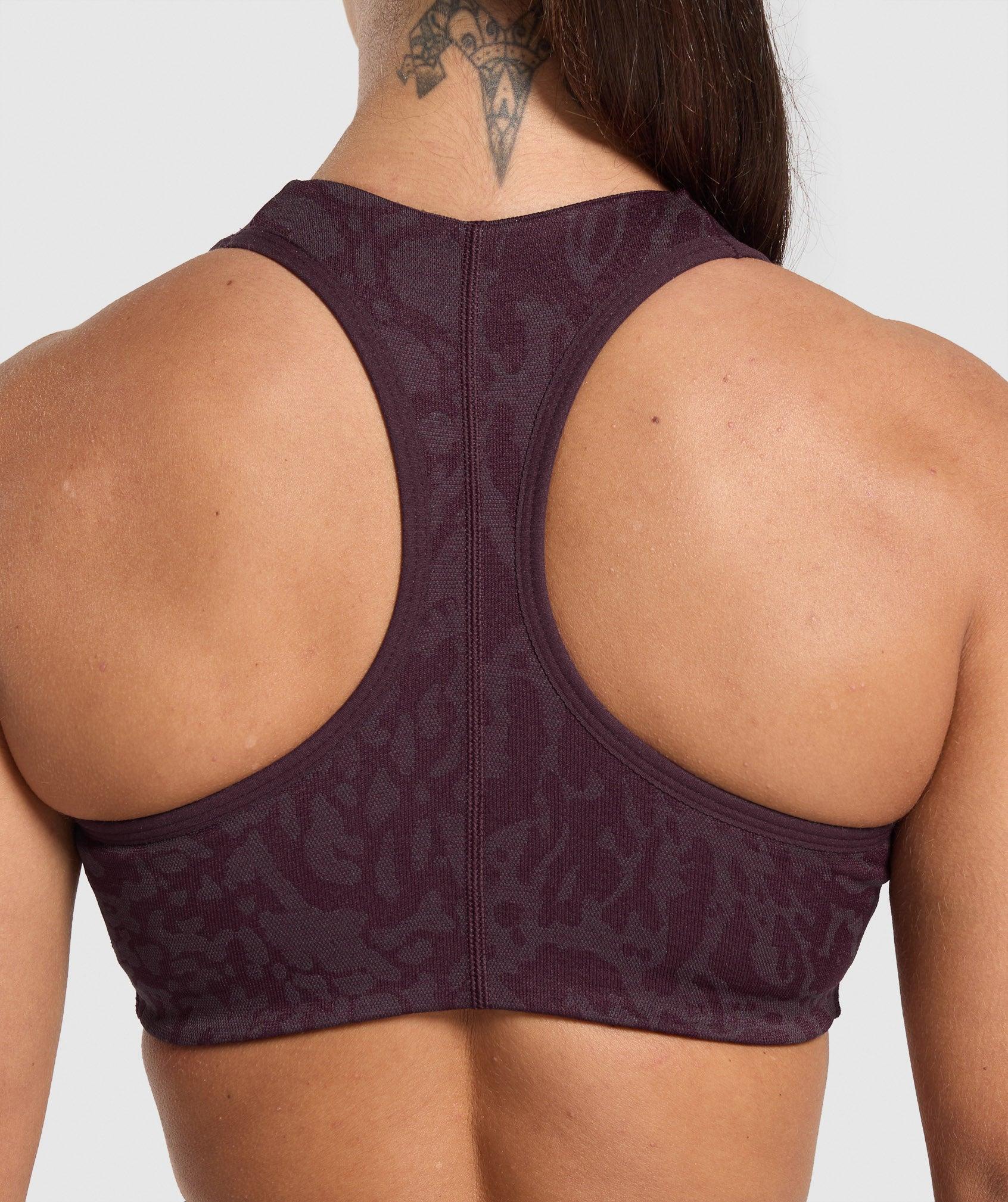 Gymshark Adapt Safari Seamless Bralette - Depth Purple/Greyed Purple Female Product Image